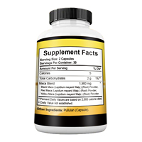 Capsules de Maca en Gros Personnalisables 1900 mg – Compléments Alimentaires Énergétiques à Base de Plantes pour l'Amélioration de la Vitalité