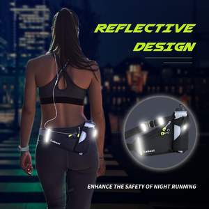 2025 Fashion <b>Running</b> Belt Waterproof Fanny Pack <b>With</b> Water Bottle Holder Wholesale Waist Bag for Outdoor Hiking - Product Image 5