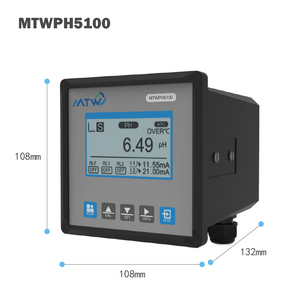 Contrôleur de pH en ligne MTW OEM/ODM/OBM - Plage de pH de -2,00 à 16,00 - Résolution de 0,01 pH - Interface RS485 - Protocole MODBUS-RTU - Double sortie 4-20 mA - Product Image 3