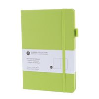 Carnet de notes personnalisé A5 ligné avec couverture en cuir PU et élastique – Fournitures scolaires