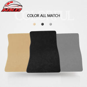 Tapis de sol pour Ford Mustang 15-24, velours noir, avant, antidérapants, 2 pièces - Product Image 4