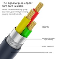 Cable USB a DB9 Hembra para Puerto Serie con Núcleo de Cobre Puro y Revestimiento de PVC Azul Oscuro con Garantía de Un Año