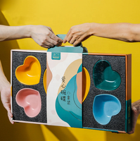 Ensemble de vaisselle personnalisé boîte d'emballage pour vaisselle en céramique avec mousse EVA boîte d'emballage cadeau pour ustensiles de cuisson