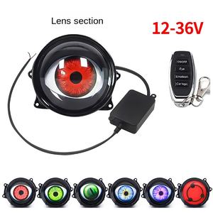 Nuevo Faro LED para Coche con <span class=keywords><strong>Ojo</strong></span> <span class=keywords><strong>de</strong></span> <span class=keywords><strong>Demonio</strong></span> Dinámico <span class=keywords><strong>de</strong></span> Múltiples Modos, 12V, Bombilla <span class=keywords><strong>H4</strong></span> 6000K, Lente <span class=keywords><strong>de</strong></span> 3 Pulgadas, 1200 Lúmenes, Luz Intermitente, Ajuste Universal 1 - Product Image 6