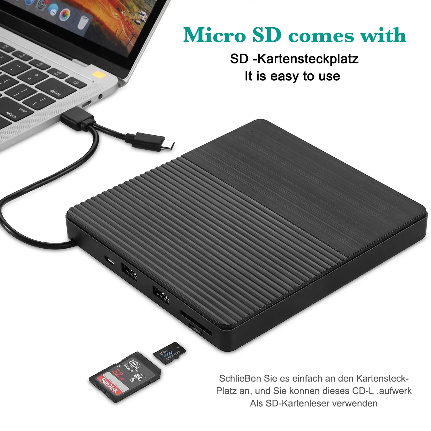 Laptop dengan Dvd Drive Dvd-Cd Drive Yang Bisa Ditulis Ulang M. Mp4 Player Kompatibel dengan Dvd Drive Eksternal
