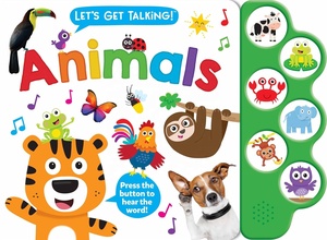 Libro Sonoro per Bambini 'Parliamo degli Animali' con 6 Pulsanti, Libro Educativo con Suoni di Animali - Product Image 2