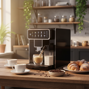 Smart Cappuccino Intelligent Fully-automatic Espresso <b>Coffee</b> <b>Maker</b> With Milk Frother for Home Smart Cappuccino Intelligent Fully - Product Image 4