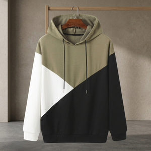 Sudadera con Capucha para Hombre, Diseño Sólido, Corte Regular, Informal, Tejido de Algodón y Felpa, Impermeable, de Secado Rápido, Transpirable, para Invierno - Product Image 1