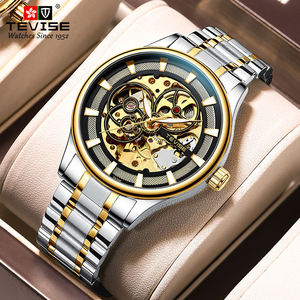 Montre mécanique pour homme TEVISE T820F, bracelet en acier inoxydable, verre minéral, étanche 30 m, sport, lumineuse, mécanique - Product Image 1