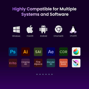 DigiDraw Turing Smart <span class=keywords><strong>M</strong></span> TW610 Grafik-Zeichentablett Tragbares Digitales Kunsttablett BT 5.0 USB-C 10*6,25 Zoll Grafiktablett - Product Image 6