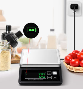 Digitale große 10Kg/15Kg*1G Backwaren-Edelstahl-Multifunktions-elektronische wasserdichte Küchenwaage - Product Image 4