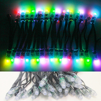 Extérieur ip68 chaîne unique led rgb ws 2811 12mm 5v 12v façade dmx linéaire led pixel ws2811 modul maille