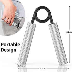 NQ SPORTS Alat Penguat Genggaman Tangan Aluminium Berkualitas Tinggi untuk Rumah, Dapat Disesuaikan, Ekspander Berat untuk Latihan Kebugaran, Penguat Genggaman Tangan untuk Pelatih Jari - Product Image 3