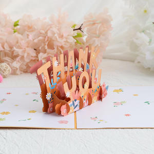 Tarjeta 3D Personalizada de San Valentín SUYAN, Escultura de Cartón, <span class=keywords><strong>Regalo</strong></span> para <span class=keywords><strong>Padres</strong></span>, Impresión Digital Hecha a Mano, Tarjetas de Cumpleaños de <span class=keywords><strong>Agradecimiento</strong></span> - Product Image 2