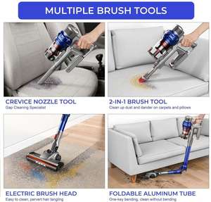 Перезаряжаемый беспроводной пылесос, 20 кПа, 2200 мАч - Product Image 3