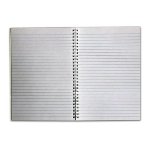 Cahiers à spirale double A4 à couverture souple, 100 pages, <span class=keywords><strong>ligne</strong></span> simple - Product Image 4