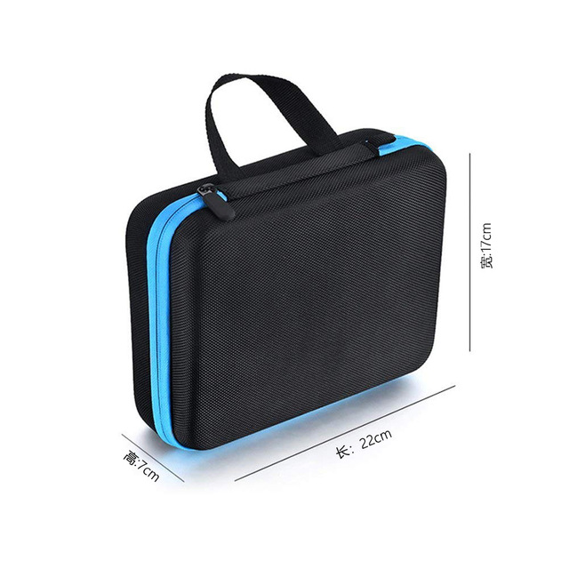 22cm * 17cm * 7cm Custom Waterproof Shockproof Dustproof Portable Hard EVA Case EVA Tool Case EVA Bag with Foam Cut-outs EC-058