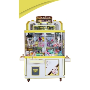 Sıcak satmak oyuncak avı kavrama Arcade kapalı jetonla çalışan oyuncak peluş pençe makinesi sikke alıcı ile çocuklar için oyuncak Catcher
