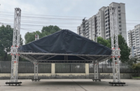 Estructura de Aluminio 6061-T6 de 400 mm, Estructura Resistente para Escenarios, Eventos, DJ, Exhibiciones, Instalaciones de Sonido, Conciertos, Actividades Comerciales
