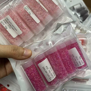 Cuentas de semillas de cristal de colores brillantes y arcoíris transparentes 11/0 cuentas de semillas redondas de Rocailles de alta calidad de 2mm - Product Image 4