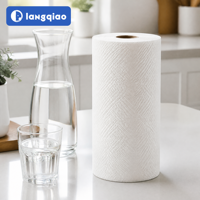Papier essuie-tout de cuisine TAD 2 plis en pure pâte de bois, doux, respectueux de la peau, idéal pour la maison, la cuisine quotidienne et le nettoyage familial