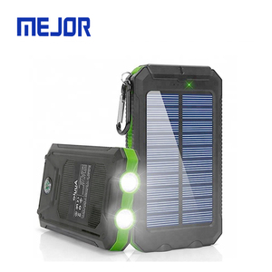 Banco <span class=keywords><strong>de</strong></span> Energía Solar Mejorado <span class=keywords><strong>de</strong></span> 20000mAh, Batería Externa Portátil, Cargador <span class=keywords><strong>de</strong></span> Emergencia para Viajes al Aire Libre - Product Image 3