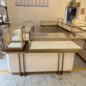 Sang trọng Tùy chỉnh hình chữ nhật đồ trang sức Bảng hiển thị Showcase Boutique kính trang sức hiển thị truy cập cho cửa hàng - Product Image 2