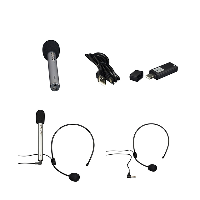 Thinuna BT1 Pen-type 2.4G Wireless Teaching Microphone Set Lapel Microphone,Ideal for Public Speaking and Teaching Preaching