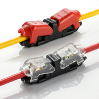 Connecteur de câble électrique à épissure rapide à 1 broche, bornes à sertir, 22-20AWG, connexion de câblage automobile, contact en cuivre PC