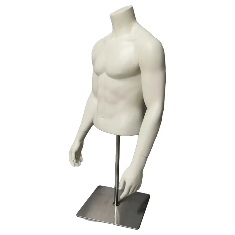 Mannequin Torso Mannequins Zonder Hoofd In Verkoop Man Abstracte Mannequin Glasvezel Half Body Sport Kleding Etalage