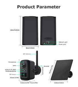 Werysafe 500M Dài Truyền dẫn Khoảng cách 4CH năng lượng mặt trời wifi Bộ dụng cụ phạm vi Extender IP65 wifi khuếch đại Cắm và chơi năng lượng mặt trời Máy ảnh <span class=keywords><strong>Kit</strong></span> - Product Image 6