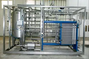 Food Grade Soybean Large Scale Milk Unit UHT Plate Pasteurizer With ASTM JIS DIN Standard