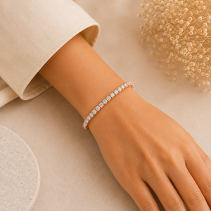 Pulsera de oro de lujo con piedras de cristal brillantes, pulsera elegante para mujer, regalo para fiesta de boda, joyería de moda - Product Image 2