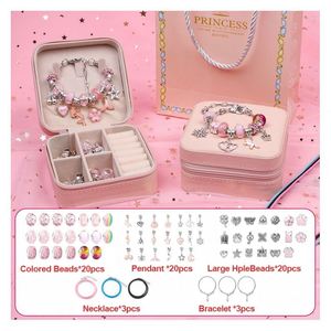 Women's Trendy Stainless Steel <b>Beaded</b> Bracelet High Quality Waterproof Fashion Charms Unique 66pcs Gift Jewelry Making Toys - Product Image 2