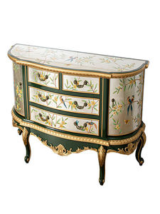 Armoire <span class=keywords><strong>d</strong></span>'<span class=keywords><strong>entrée</strong></span> à tiroirs semi-ronde de style européen Peinture de style américain Sculpture Modélisation Armoire murale <span class=keywords><strong>d</strong></span>écorative Salon - Product Image 5