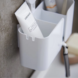 Armadietto portaoggetti a parete con ventosa, senza perforazioni, per bagno e dormitorio, modello H007 - Product Image 2