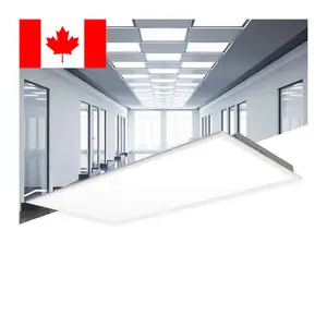 120-347 В 2 фута 4 фута 2x2 40 Вт 50 Вт cETL/DLC 2x4 светодиодные панели без стробоскопического потолка для коммерческого использования в Канаде