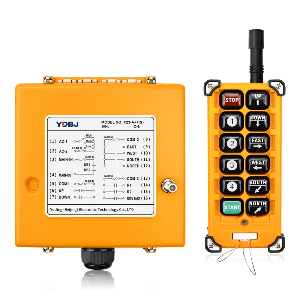 F23-A ++ Kunden spezifischer Kran industrielle Fernbedienung Kran industrielle Fernbedienung drahtlose Wechselstrom 220V 380V 36V DC 12V 24V