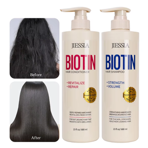 China Supplier Wholesale Price OEM Healthier Hair Growth Biotin Hair <b>Shampoo</b> and Conditioner - Product Image 1