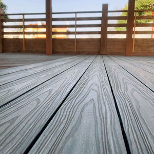 Không có keo có thể tái chế bảo trì thấp phổ biến WPC sàn ngoài trời 3D dập nổi <span class=keywords><strong>composite</strong></span> WPC <span class=keywords><strong>decking</strong></span> - Product Image 6