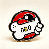Broches en métal personnalisées en émail, motif dessin animé mignon chat et chien, pour sacs à dos/vestes, vente en gros, avec placage or