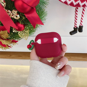 Funda para <span class=keywords><strong>Airpods</strong></span> con Diseño Navideño <span class=keywords><strong>de</strong></span> Otoño/Invierno, Protectora, para la 4ª y 3ª Generación, Hecha <span class=keywords><strong>de</strong></span> Silicona con Diseño <span class=keywords><strong>de</strong></span> Árbol <span class=keywords><strong>de</strong></span> Navidad - Product Image 4