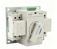 Commutateur de transfert automatique ATS 63A 2P 3P, contrôleur de commutation manuelle double alimentation