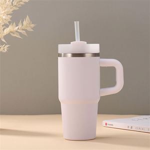 14oz <b>Kids</b> Stainless Steel Vacuum Travel Tumbler with Straw Handle Portable Outdoor Beverage Cup - Product Image 2