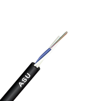 Câble à fibre optique ASU 16 cœurs, autoportant extérieur, portée aérienne 80 100 120m, G652D, gaine PE simple