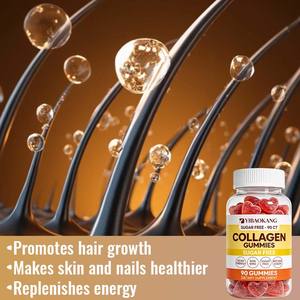 Gomitas de Colágeno Marino OEM, Promueve el Crecimiento del Cabello, Deja la <span class=keywords><strong>Piel</strong></span> y las Uñas Más Saludables, Repone la Energía, Suplemento - Product Image 2