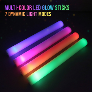 Bâtons lumineux en mousse LED blancs 2023, longs et phosphorescents, pour fêtes, <span class=keywords><strong>musique</strong></span>, mariages et anniversaires - Product Image 4