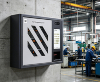 Gabinete de Llaves Inteligente Electrónico de Acero Montado en Pared con Grabación, Sistema de Auditoría de Datos de Registro de Procesos Completos para Parques Industriales y Oficinas