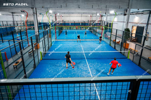 Usine En Gros Panoramique Padel <span class=keywords><strong>Squash</strong></span> <span class=keywords><strong>Court</strong></span> Instantané Sports <span class=keywords><strong>De</strong></span> Plein Air Paddle Tennis <span class=keywords><strong>Court</strong></span> Cancha <span class=keywords><strong>De</strong></span> Padel - Product Image 4