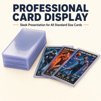 25 Protège-cartes rigides professionnels avec protection RFID pour billets de grande taille et cartes surdimensionnées, aspect cuir véritable, étuis de classement sécurisés en PVC